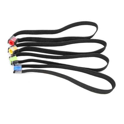 4Pcs Fishing Tippet Spool Ring, Lightweight Fishing Line Spool Band Ring, Elastic Fabric Tippet Wire Loop, 3.35in Portable Leader Line Holder Rings Tackle for Winder