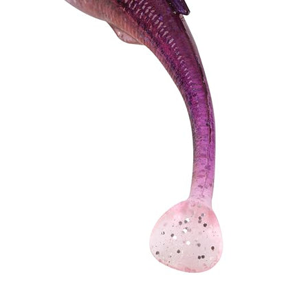 Berkley PowerBait Drip Swimmer Fishing Soft Bait - color: HD Purple Shiner, size: 5"