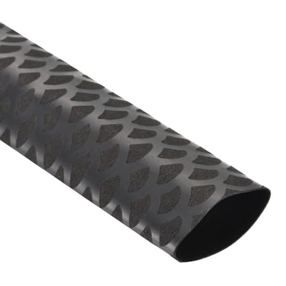 DMiotech Heat Shrink Sleeve Wrap Tubing x Tube Tubing for Fishing Rod Grips and Other Grips, Non Slip - Insulation - Waterproof 40'' Lengths, Dia 25mm Black Scales - color: Black Scales, size: Dia 25mm