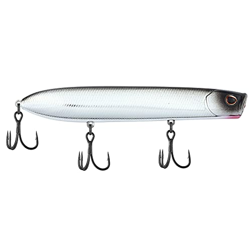 Berkley Cane Walker Saltwater Fishing Hard Bait - color: Black Chrome, size: 5in - 125 (4/5 oz)