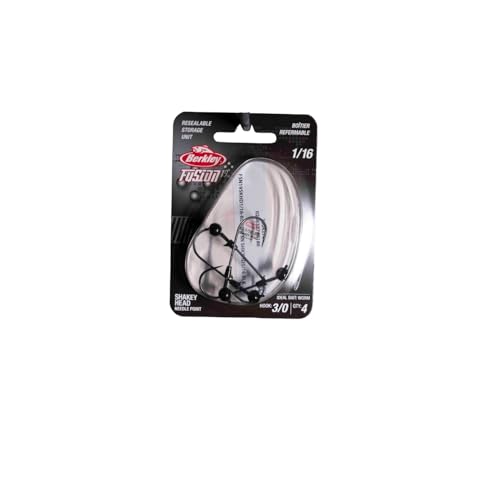 Berkley Fusion19 Shakey Head Fishing Jigheads - color: Black, size: 3/0 Hook Size - 1/16 oz