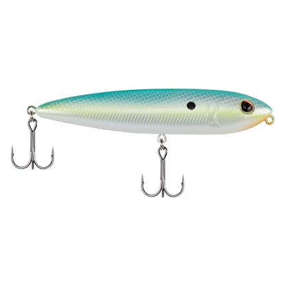 Berkley Choppo Topwater Fishing Lure, Ghost White, Size 90, Cupped Propeller Tail for Balance of Sound and Spray, Equipped with Sharp Fusion19TM Hook - color: Ghost White, size: 90mm - 1/2 oz