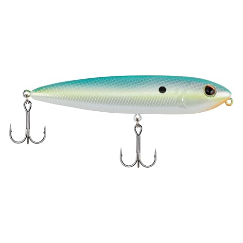 Berkley Choppo Topwater Fishing Lure, Ghost White, Size 90, Cupped Propeller Tail for Balance of Sound and Spray, Equipped with Sharp Fusion19TM Hook - color: Ghost White, size: 90mm - 1/2 oz