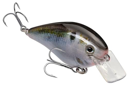Strike King KVD 1.5 Hard Knock Fishing Lure, 3/8 oz, 3D Lifelike Eyes - color: Natural Shad, size: 3/8oz