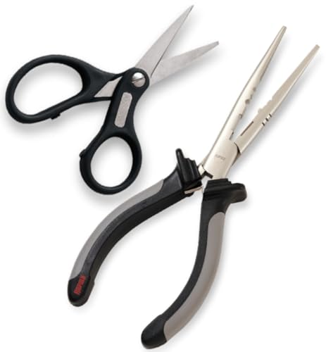 Rapala Pliers and Scissors Combo 6 1/2 Pliers/ Super LineScissors/ Sheath