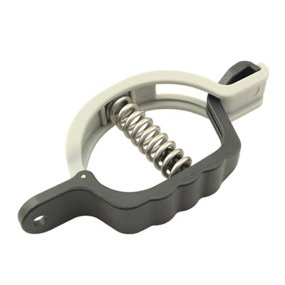 Duckbill Fish Gripper Scale Control Fisherman Stainless Steel Spring Fish Gripper Lure Fishing Tackle Accessories Mini Fish Control Device Fish Scale Pliers with Quick Clamp Hook