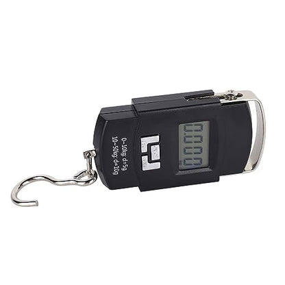 FLEXMAN Digital Hanging Scale, 50Kg Night Vision LCD Display Fishing Scale, Portable Luggage Scale with Handle for Travel Farm Hunting Fishing Outdoor