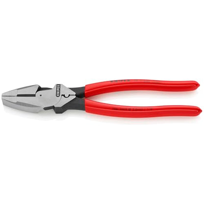 KNIPEX 09 11 240 SBA High Leverage Lineman Pliers New England with Tape Puller and Crimper