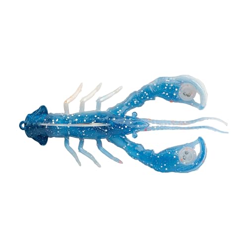 Berkley PowerBait Clatter Craw Fishing Soft Bait - color: Blue Malt