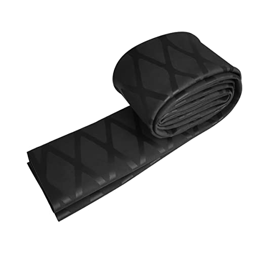 30 mm 35mm 40mm X-Tube Heat Shrink Sleeve Wrap Tubing for Fishing Rod Grips with Non Slip Waterproof and Insulation Lengths Durable Repair 39Inch(1M) - color: 30MM Black