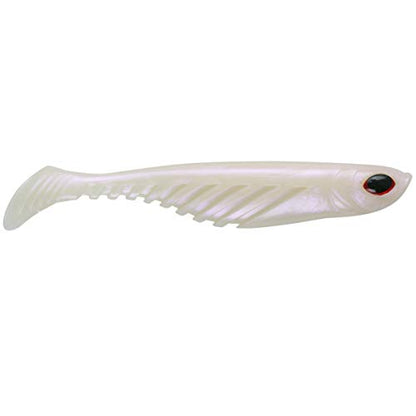 Berkley PowerBait Ripple Shad Fishing Soft Bait - color: Pearl White, size: 4" (5 Count)