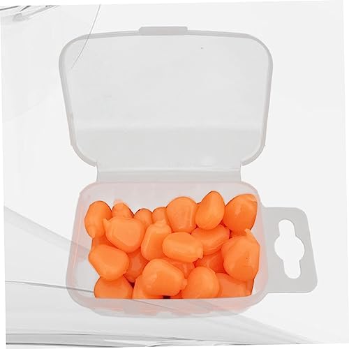 VANZACK 50pcs Carp Fishing Corn Lures Floating Hard Artificial Bait Fake Corn Carp Bait Orange