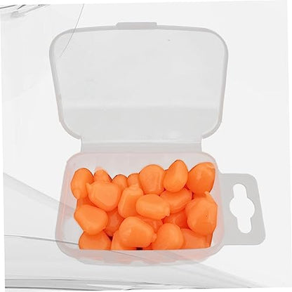 VANZACK 50pcs Carp Fishing Corn Lures Floating Hard Artificial Bait Fake Corn Carp Bait Orange