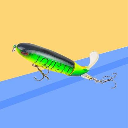 Bass Fishing Lures 3.94 Inch Artificial Hard Bait with Rotating Tail for Sea Bass Pike Aspius Perch Fishing Tackle Accessories