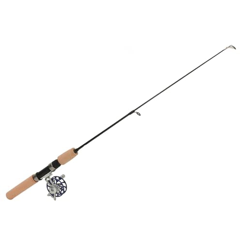 Ice Fishing Rod and Reel Combo Prevent Slip Short Section 65cm Ice Fishing Rod for Winter Fishing