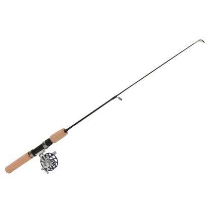 Ice Fishing Rod and Reel Combo Prevent Slip Short Section 65cm Ice Fishing Rod for Winter Fishing