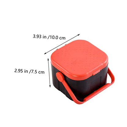 Storage Box for Live Bait Breathable Thickened Container Ventilated Lid for Fishing Tackle and Outdoor Use Lightweight and Portable Design for