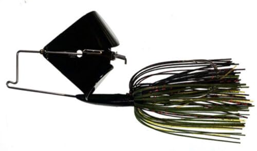 Buzzbait - color: AL 420/ Black Nickel Delta Blade, size: 3/8 oz