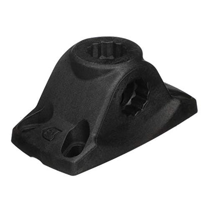 Attwood 5011-7 Heavy-Duty Fishing Rod Holder Combo Mount, Mounts on Top or Side of Gunwale, Positive Lock, Black