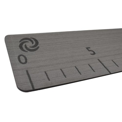 20" Fish Ruler for Boats, Laser Engraved Peel and Stick EVA Foam Fish Measuring Board, Fishing Measurement Tape for Fishing Boats, Yachts, Kayaks (Gray) - color: Gray