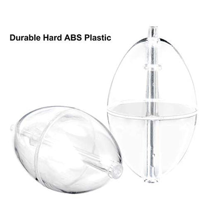 Dr.Fish 10 Pack Fishing Slip Cast Spin Floats Line Float 3 Sizes Fly Fishing Bobbers Oval Floats Bubble Bobber