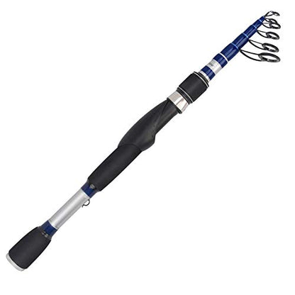 KastKing Compass Telescopic Fishing Rods and Combo, Sensitive Graphite Composite Blank, Easy to Travel, Packs to Just 17" in Length, Stainless Guides and Ceramic Rings, Combos w/ 4+1BB Spinning Reel - size: 7'0" - Medium Heavy, style: Spin - Rod