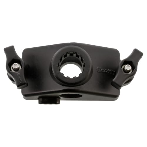 Scotty 343-BK #343 Locking Gunnel Track Mount, Standard (Pack of 12) - size: Standard (Pack of 12)