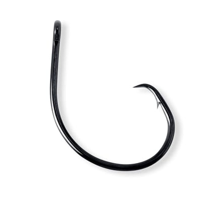 Dr.Fish 30 Pack in-line Circle Hooks 1X Strong Freshwater&Saltwater Fishing Hooks Non-Offset Wide Gap Light Wire Bass, Catfish, Striper - size: #1-30 Pack