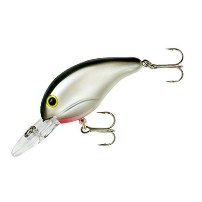 Bandit Lures Band-It Crankbait Series 100 200 & 300 Bass Fishing Lures, Pearl Black Back, Series 200 (Dives to 8') (BDT203)