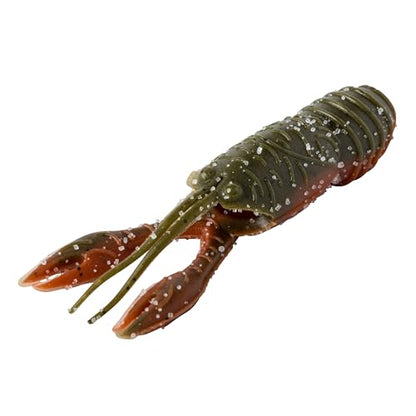 Great Lakes Finesse Juvy Craw - color: Green Pumpkin Orange