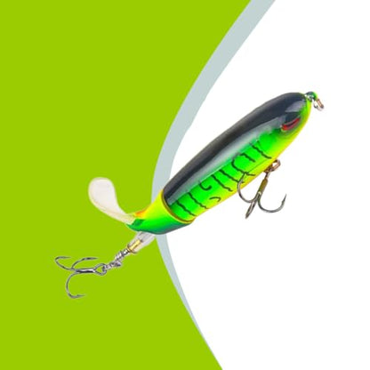 Bass Fishing Lures 3.94 Inch Artificial Hard Bait with Rotating Tail for Sea Bass Pike Aspius Perch Fishing Tackle Accessories