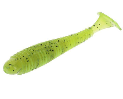 Strike King Rage Swimmer Saltwater Soft Bait Fishing Lure, 3.75", Wide-Bodied Paddle Tail - color: Pepper Magic
