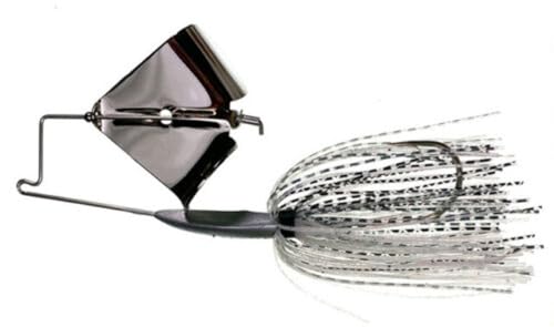 Buzzbait - color: Gizzard, Nickel Blade, size: 1/4 oz