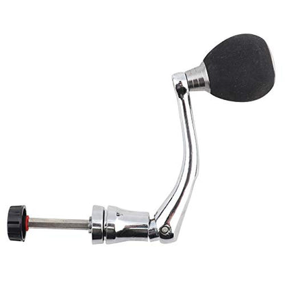 Reel Replacement Power Handle Metal Rocker Arm Grip for Spinning Fishing Reel (4000 5000 6000 Large Size) - color: Silver, size: 4000 5000 6000 large size