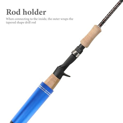 Bank Fishing Rod Holder Ground Insert Stand Portable Fishing Pole Support with Tapered Design for Beginners and Enthusiasts 11.02X1.49X1.49In