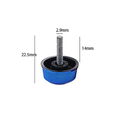 Pokinge 6 Pair Fishing Reel Handle Screw Caps Replacement Fishing Spinning Reels Screw Nut Colorful Power Handle Grip Fishing Tackle Accessories(Colourful)