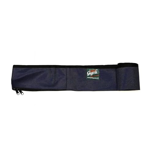 Full-Enclosure Fishing Rod Sleeve Bag Cover Sock Protector. Fits Conventional & Spinning Rods. Made in USA - color: Navy Blue, size: 10' feet (120 inches long), style: 8 inches in circumference