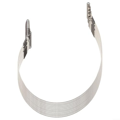 12pcs Fluorocarbon Fishing Leader Set for Saltwater Freshwater, 20LB-80LB, 6-24 Inches, Invisible Underwater, Abrasion-Resistant, Soft Strong Wire with Twists Snap - size: 12in-35lb