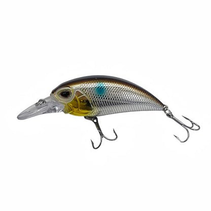 Bestac Fishing Lures Hard Bait Deep Diving Swimbait Crankbait Topwater Lures with Treble Hooks 3D Eyes for Bass Trout Freshwater and Saltwater Depth 1-1.5m Weight 14.5g - color: #1