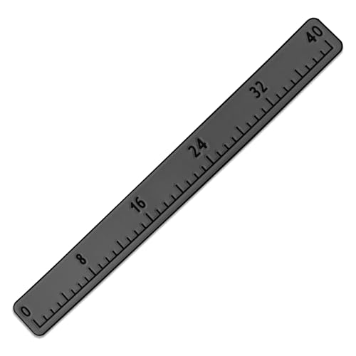 Fish Ruler for Boat 40in Foam Fishing Measuring Tool with 3M Self-Adhesive Backing for Boats Sailboats Yachts Kayaks - color: Dark Grey