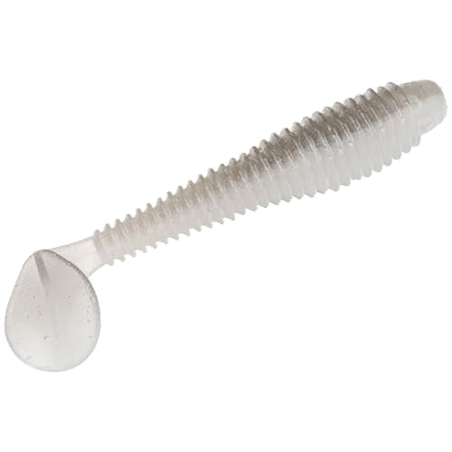 Strike King Rage Swimmer Fishing Lure, Soft Plastic Paddletail Minnow, Sleek Nose Cone, Softly Ribbed Body, Thin Tail