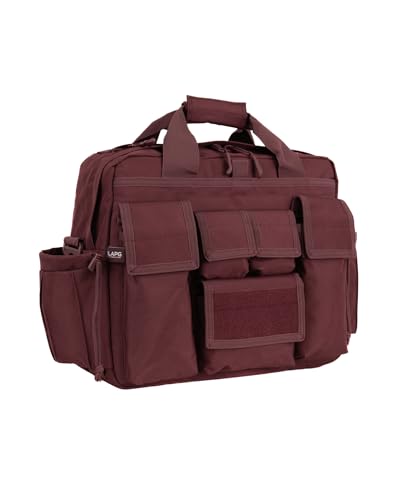 LAPG Camping Jumbo Bail Out Bag, Survival Range Gear With Multiple Pockets, Multi-functional Hiking Bug Out Bag, Maroon - color: Maroon
