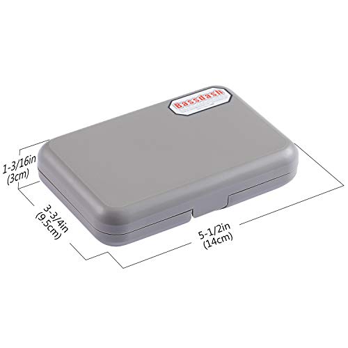 BASSDASH Fly Fishing Flies Kit Fly Assortment Trout Bass Fishing with Fly Box with Dry/Wet Flies, Nymphs, Streamers, Popper - style: 57pcs Barbed Steelhead/Salmon/Trout Flies