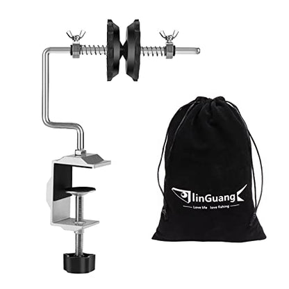 Fishing Line Spooler & Holder for Reels with Spool Tensioner | Portable Table Mount Adding Helper Winder Spooling