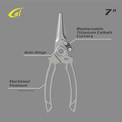 danco Titanium Side Cutter Fishing Pliers with Sheath, Fishing Line, Saltwater Safe, Fresh/Saltwater Fishing - style: Side Cutter
