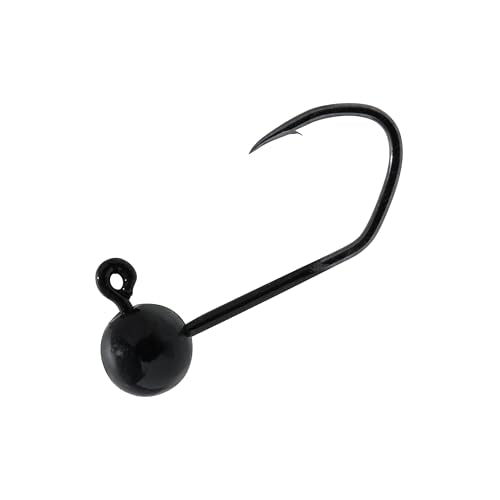 Fly Tying Sickle Jig Heads - color: Black, size: 1/8 OZ 50PCS
