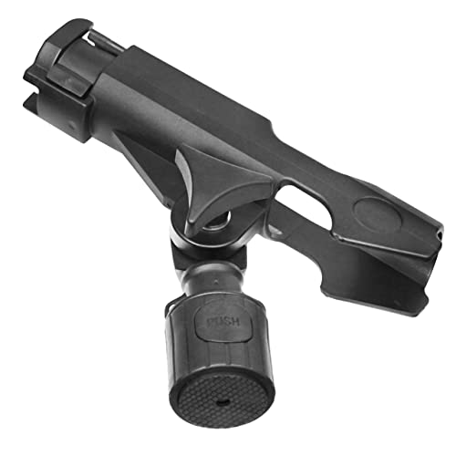 Upgrade 360 Degrees MiniPort Fishing Rod Holder with mini Rod Holder,Rod Holder with Track Mounting Base