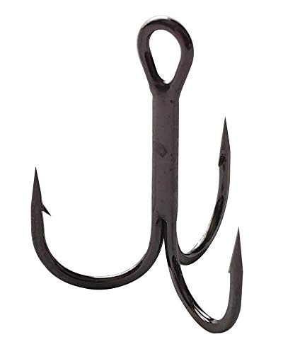 Gamakatsu Round Bend Treble Hook-Pack Of 25 (Bronze) - size: Size-Pack: 3 - 25