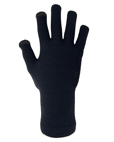 FROGG TOGGS Unisex Waterproof Gloves - color: Black, size: Small-Medium