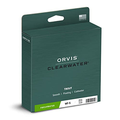 Orvis Clearwater Fly Line for Beginner & All-Around Fly Fishing | Smooth, Durable 3-9 Wt Fly Line, Front Welded Loop, 90' Weight-Forward Taper, Cool to Moderate Water - size: WF 3